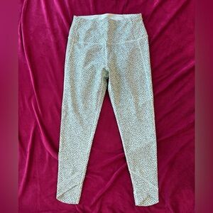 Calia Green and Black Patterned Leggings